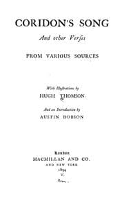 Tapa de Coridon's song, and other verses from various sources