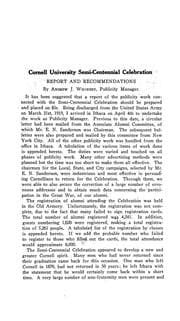Tapa de Cornell University semi-centennial celebration