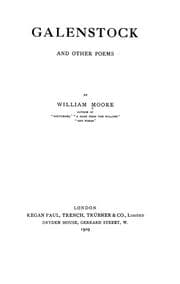 Tapa de Galenstock, and other poems