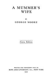 Tapa de A mummer's wife