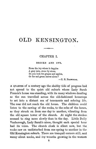 Tapa de Old Kensington
