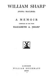 Tapa de William Sharp (Fiona Macleod)