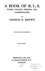 Tapa de A book of R.L.S.
