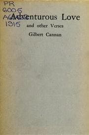 Tapa de Adventurous love, and other verses