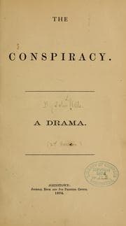 Tapa de The conspiracy