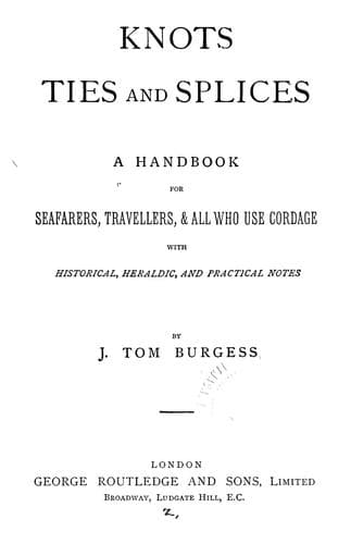 Tapa de Knots, ties and splices