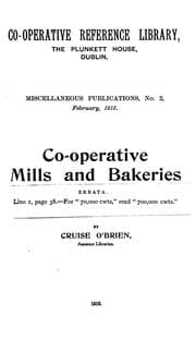 Tapa de Co-operative mills and bakeries ....
