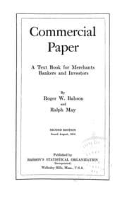 Tapa de Commercial paper