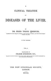 Tapa de A clinical treatise on diseases of the liver