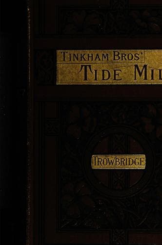 Tapa de The Tinkham brothers' tide-mill