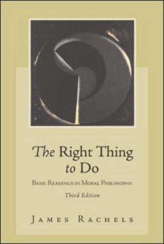 Tapa de The right thing to do