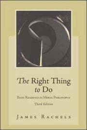 Tapa de The right thing to do