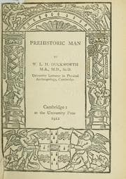 Tapa de Prehistoric man