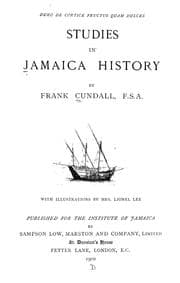Tapa de Studies in Jamaica history