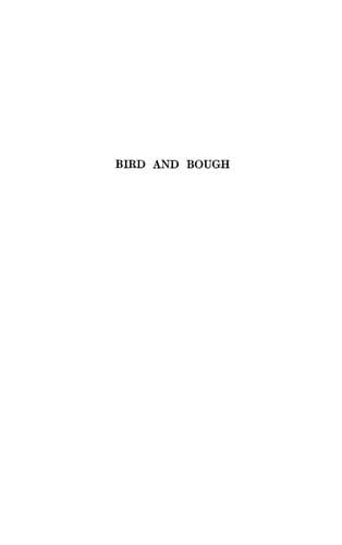 Tapa de Bird and bough