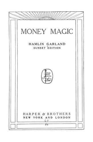 Tapa de Money magic