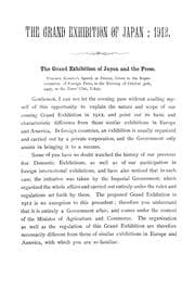 Tapa de The Grand Exhibition of Japan, 1912