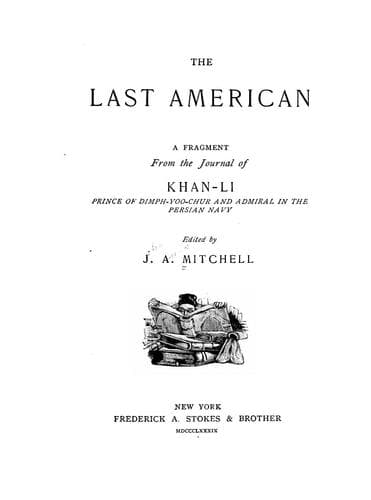 Tapa de The last American