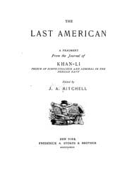 Tapa de The last American