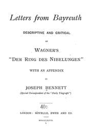 Tapa de Letters from Bayreuth