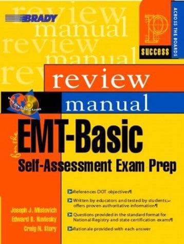 Tapa de EMT-Basic Self-Assessment Examination Review Manual
