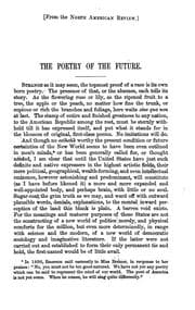 Tapa de The poetry of the future