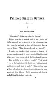 Tapa de Patience Strong's outings