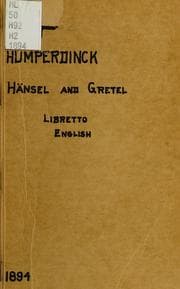 Tapa de Hänsel and Gretel