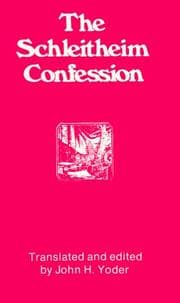 Tapa de Schleitheim Confession