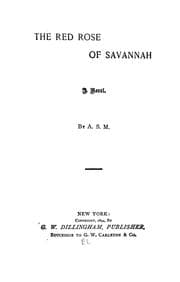 Tapa de The red rose of Savannah