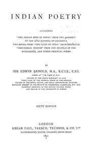 Tapa de Indian poetry