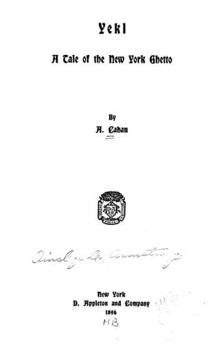 Tapa de Yekl