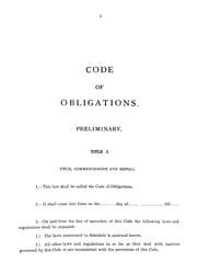 Tapa de Draft civil and commercial code for the Kingdom of Siam