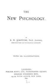 Tapa de The new psychology