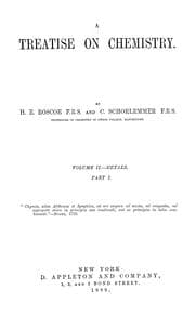 Tapa de A treatise on chemistry