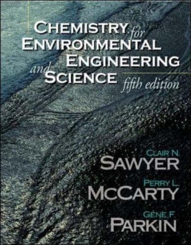 Tapa de Chemistry for environmental engineering and science