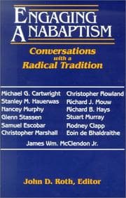 Tapa de Engaging Anabaptism