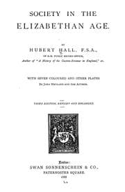Tapa de Society in the Elizabethan age