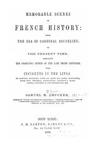 Tapa de Memorable scenes in French history