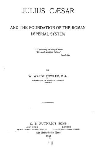 Tapa de Julius Caesar
