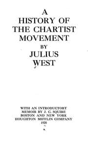 Tapa de A history of the Chartist movement