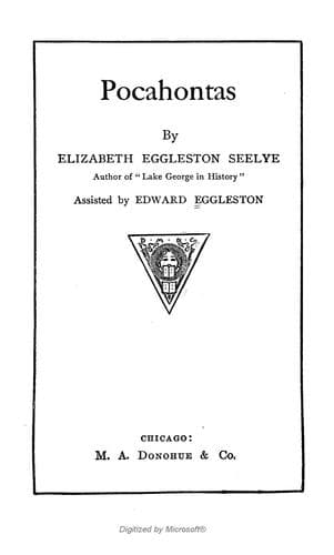 Tapa de Pocahontas