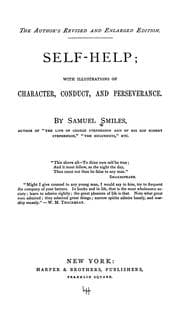 Tapa de Self-help; with illus. of character, conduct, and perseverance