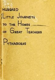 Tapa de Little journeys to the homes of great teachers : Pythagoras