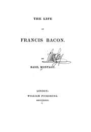 Tapa de The life of Francis Bacon
