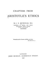 Tapa de Chapters from Aristotle's Ethics