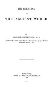 Tapa de The religions of the ancient world