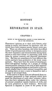 Tapa de History of the progress and suppression of the reformation in Spain in the sixteenth century