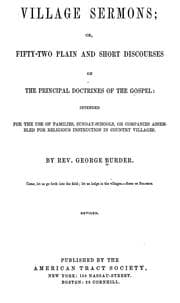 Tapa de Village sermons