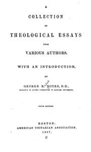 Tapa de A collection of theological essays from various authors